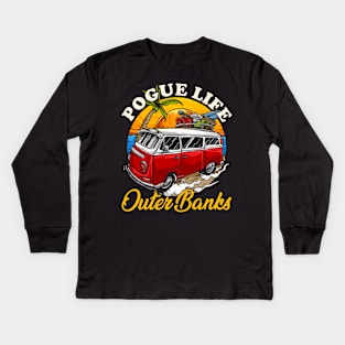 Car life outters bankk Kids Long Sleeve T-Shirt